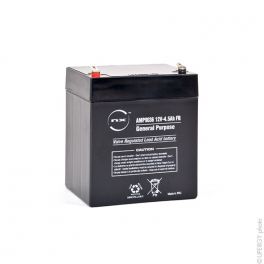 Batterie plomb AGM NX 4.5-12 General Purpose FR 12V 4.5Ah F4.8 Batterie plomb AGM NX 4.5-12 General Purpose FR 12V 4.5Ah F4.8