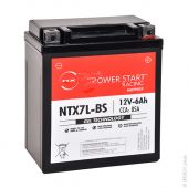 Batterie moto Gel YTX7L-BS / FTX7L-BS / NTX7L-BS 12V 6Ah