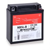 Batterie moto Gel NB5L-B / YB5L-B / 12N5-3B 12V 5Ah