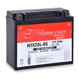Batterie moto Gel NTX20L-BS / YTX20L-BS 12V 20Ah