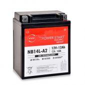 Batterie moto Gel YB14L-A2 / FB14L-A2 / 12N14-3A 12V 12Ah