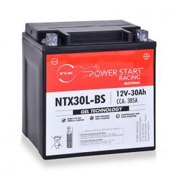 Batterie moto Gel NTX30L-BS / YTX30L-BS / YIX30L-BS 12V 30Ah
