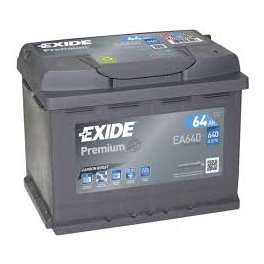batterie EXIDE PREMIUM 64 Ah 640A batterie EXIDE PREMIUM 64 Ah 640A